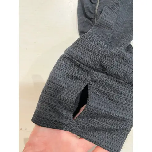 Mondetta Black Textured Long Sleeve Athletic Top Performance Workout top