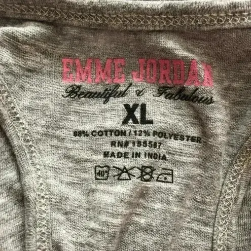 💥🆕Emme Jordan Strong Fit Vibrant TankTop XL🆕 Gray