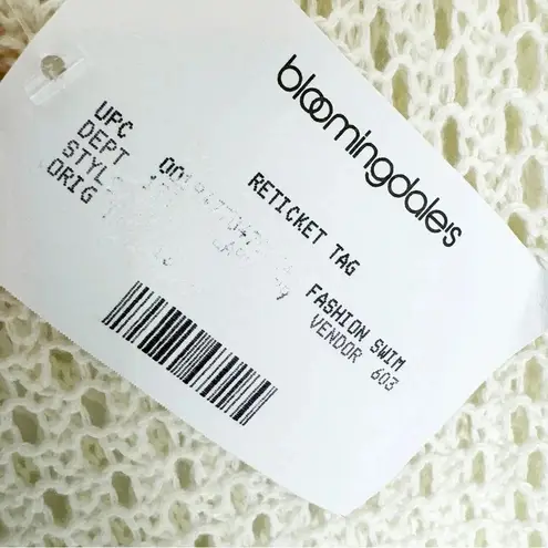 Capittana Crochet Boho Midi Dress Swim Beach Pool Cover Up Ivory Size M/L NWT