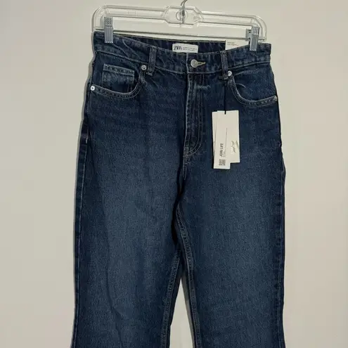 ZARA NWT  High Rise Flare Leg Full Length Jeans Bloggers Favorite‎ Size 4