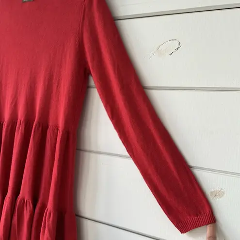 Matilda Jane Brilliant Daydream Love Me Tender Cardigan Sweater Red Small NEW