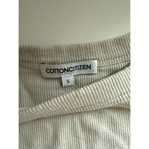 Cotton Citizen $90 New Verona Crop Long Sleeve - Gray - Small