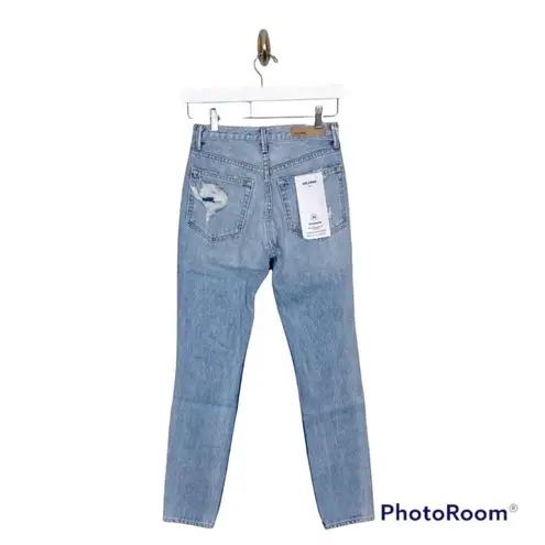GRLFRND NWT x Revolve Karolina High-Rise E Street Distressed Skinny Jean Size 25