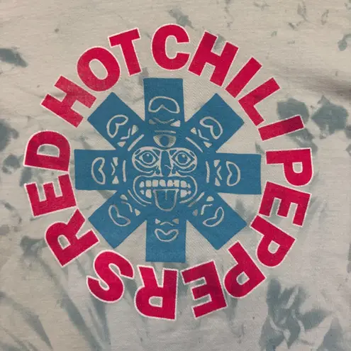 Red Hot Chili Peppers Logo Rock Band Tie Dye T-Shirt Size Extra Large