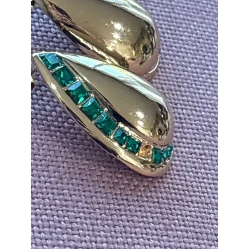 8 Other Reasons Teardrop Earrings in Gold & Green One Size Womens