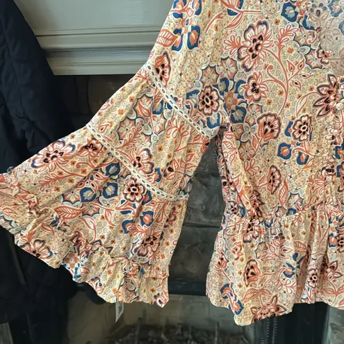 Dear John , XS, NORA LACE EYELET TOP FIG AND VINE