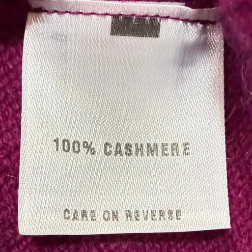 St. John Vintage S Cashmere Knit Top Cut Out Pink Luxury Designer Marie Gray Y2K