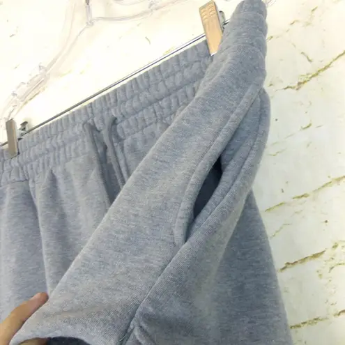 Wild Fable  Shorts Womens L Gray High Rise Elastic Waist Fleece Dolphin Style