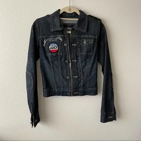 Juicy Couture  Zip Up Denim Jacket