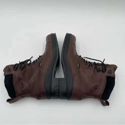Ariat  Brown Leather Lace Up Ankle Riding Work Hiking Boots Womens Sz 7B Gore-Tex