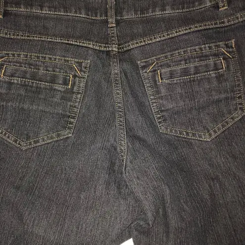 CAbi  bootcut Black wash jeans size 8