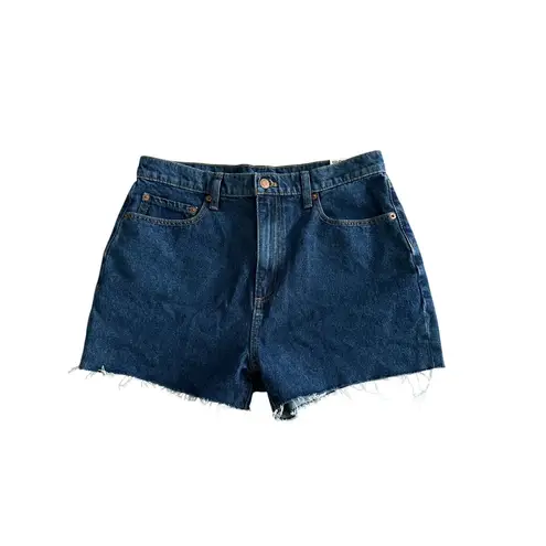 VS PINK High Waist Cutoff Jean Denim Shorts Size 30 NEW with tags Blue