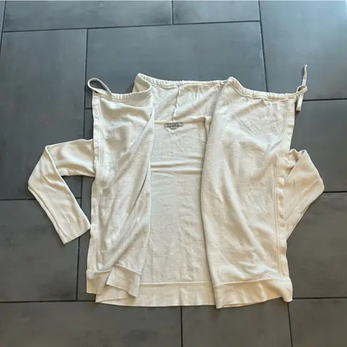 All Saints Ivy Drape Cardigan in Ivory