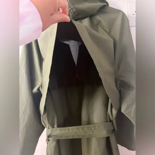 Ava & Viv Forest Green Trench Coat,