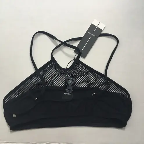 Dolce Vita High Neck Fish Net Bikini Top Size XS