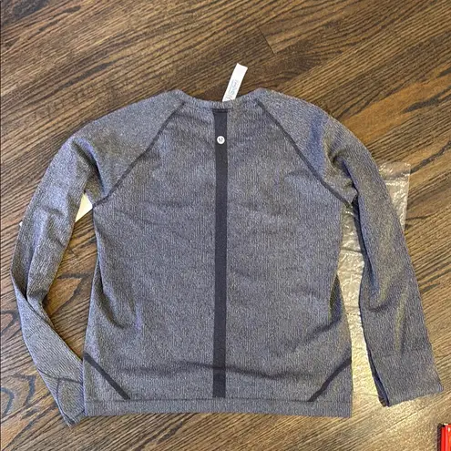 Lululemon  Swiftly Tech Long-Sleeve Shirt 2.0 Waist Length Sparkle NWT size 12 - Image 9
