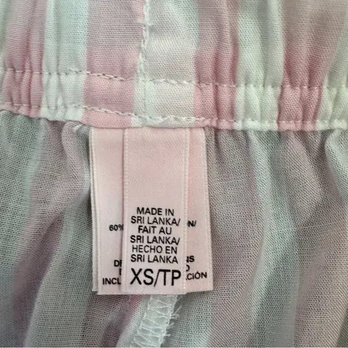 Victoria's Secret  Striped Lightweight Sleep Lounge Pants Pink White XS