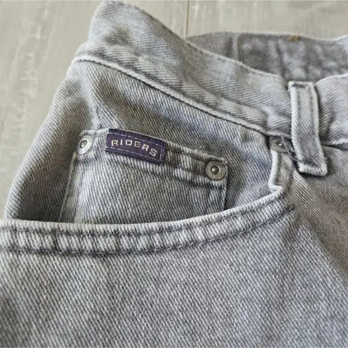Riders By Lee Vintage Jeans Gray Straight Leg Denim Classic Fit 11 y2k