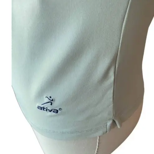 ATIVA Light Green & Black Workout Sleeveless Activewear Top ~ Women's Size XS