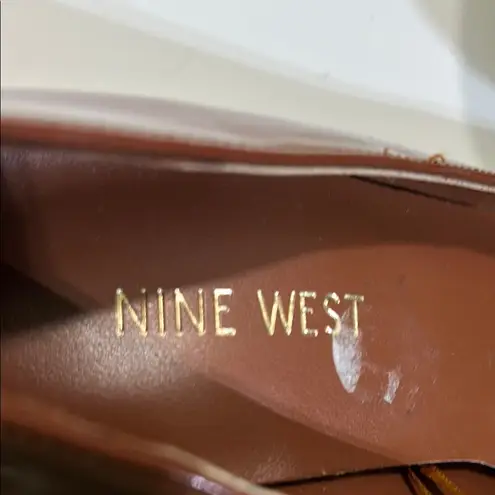 Nine West  Brown Heels Sleek Pointed-Toe Design