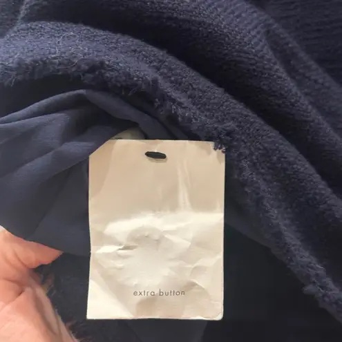 NEW Karl Lagerfeld Paris Navy Tweed Dress Office Academia Pockets Size 8 Blue