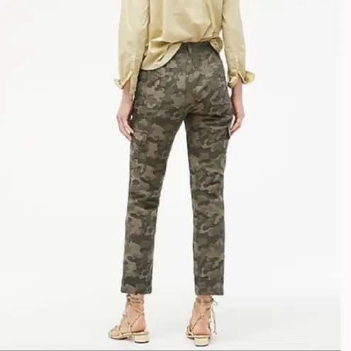 J.Crew  High Rise Camo Cargo Vintage Straight Leg Crop Pants