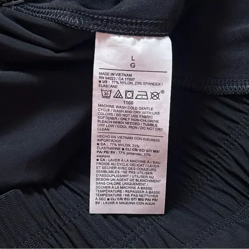 Old Navy NEW  Black High Rise Wide Leg Go Dry Sleektech Athletic Comfort Pants L