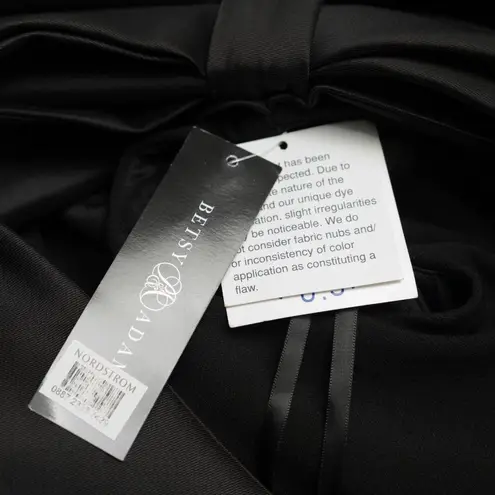 Betsy and Adam - Carmela Long Scuba Crepe Dress With Satin Bow