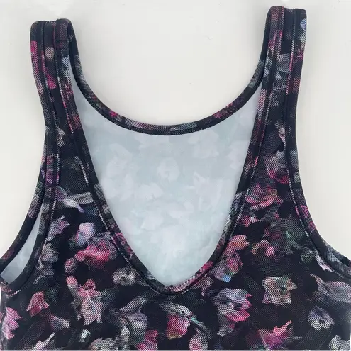 Lululemon  Power Pivot Reversible Purple Floral Tank Top Size 6