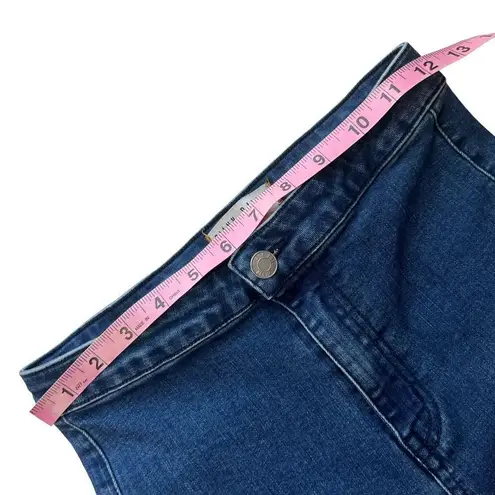 Blank Paige Stretchy High Rise Raw Hem Flare Jeans