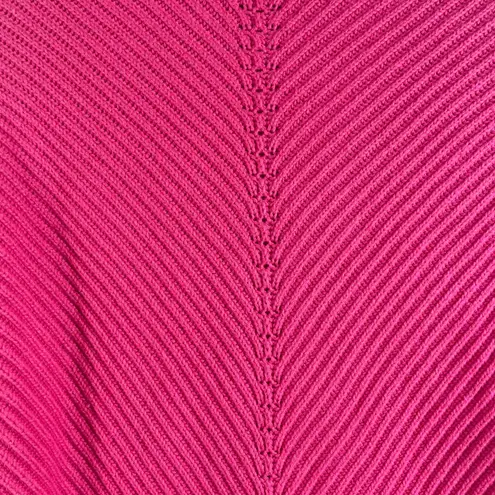 Marine layer Pink Ribbed Mock Neck Sweater Women's Size S Cotton Wool Blend