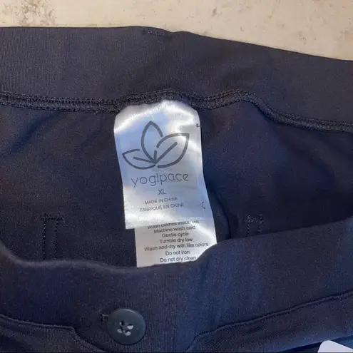 YogiPants Straight Leg Yoga Pants with Belt Loops & Pockets Size XL