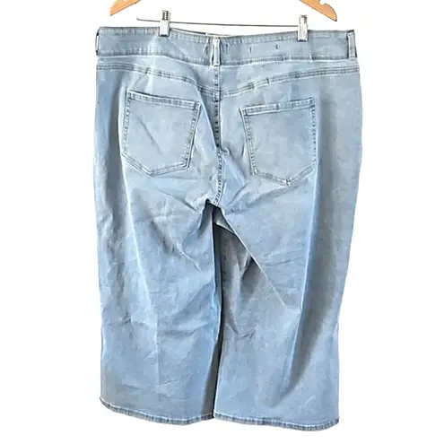 NYDJ Cool Embrace Wide Leg Crop Jeans - Size 18WP (Petite Plus) Light Wash NWT