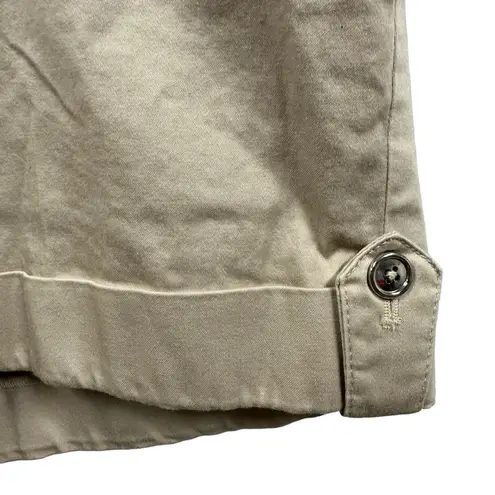 White House | Black Market  Khaki Chino Button Cuffed 4 Pocket Shorts Women’s 6