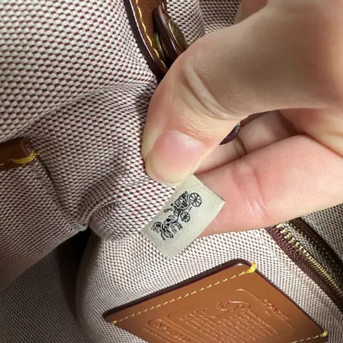 Coach  1941 Archive Duffle 20 Crossbody Bag Saddle Leather 78804 - Image 11