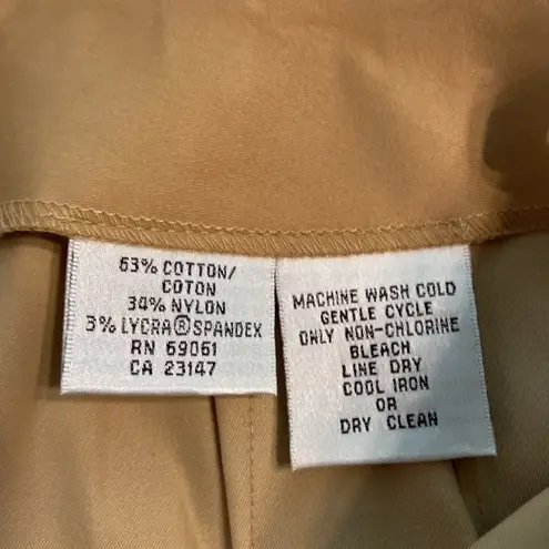 Talbots  Tan Chinos Classic Straight-Leg Pants Ankle inseam 30” waist 28” new