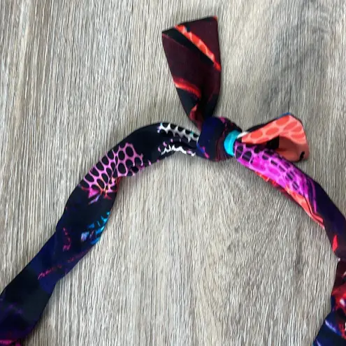 Aqua Green Gathered Waist One Piece Swimsuit Size