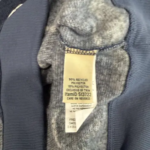 LL Bean Blue Gray Lightweight Pullover Crew Neck Sweater Fleece Size MEDIUM