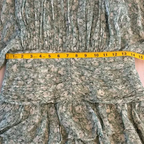 Shona joy Aurore Ruched Mini Dress Floral Wedding Size 6