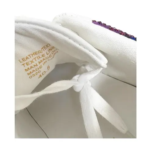 Kurt Geiger NEW Laney Crystal Stripe Platform Sneakers Size 40.5