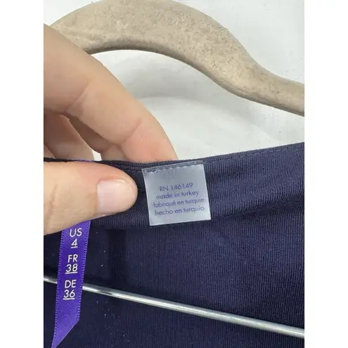 Seraphim’s Maternity Mini Dress Women 4 Purple Half Sleeve Motherhood Clothes