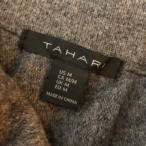 Tahari Womens Gray Wool Blend A-Line Skirt Size M
