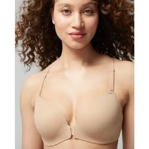 Soma Enbliss Front Close Racerback Bra Womens Size 40DD Warm Amber NWT Brown