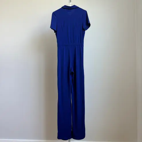 Peachy Den sz S blue orange jumpsuit