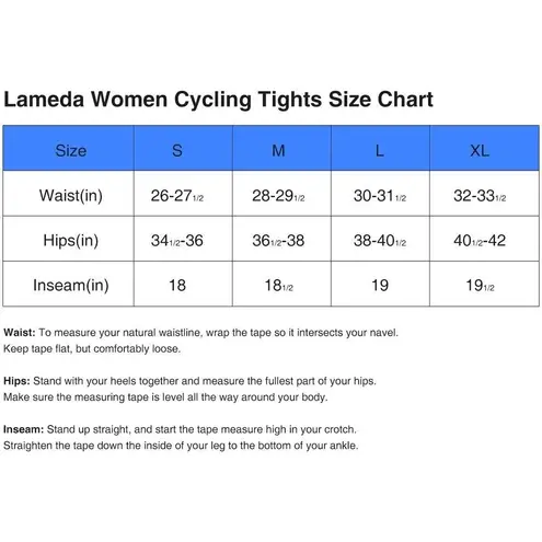 3/4 Padded Women Cycling Tights Ladies Bike Riding Shorts Wear Strech Black Sz M Size M