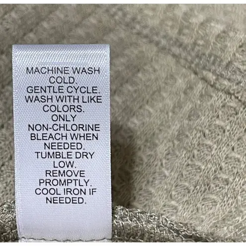 Versona New Waffle Knit Cropped Top Dolman Moss Green S Small