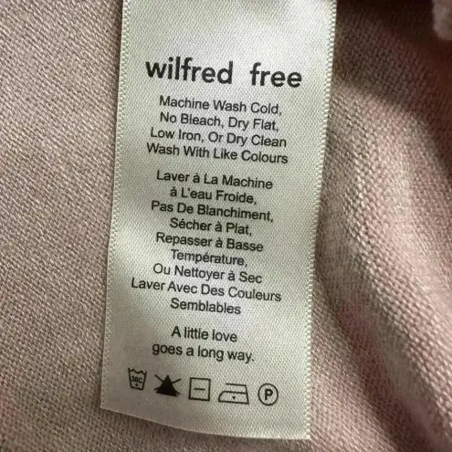 Wilfred  free Kaia Camille crop back scoop top sz S NWT