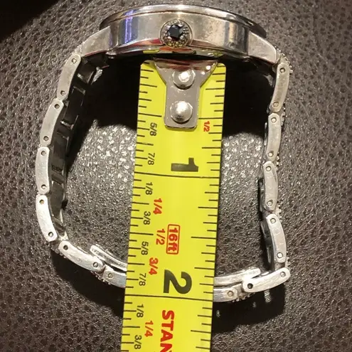 MICHAEL DAWKINS STARRY NIGHT Stainless Steel Oversized Wristwatch Silver