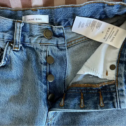 ANINE BING  Blue Straight Leg Jeans