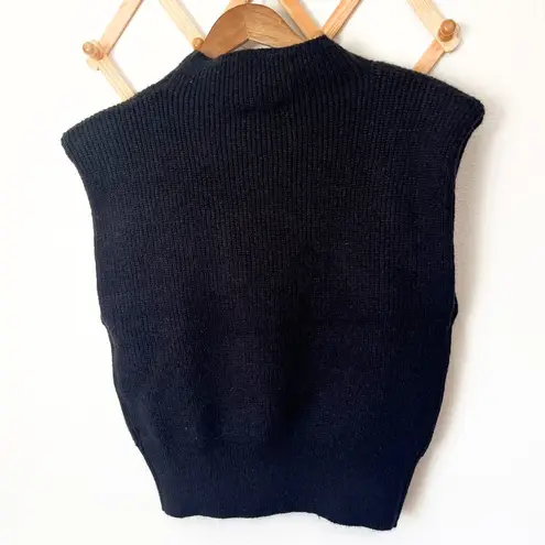 ee:some NWT  Short Sleeve Black Sweater Top Size Medium